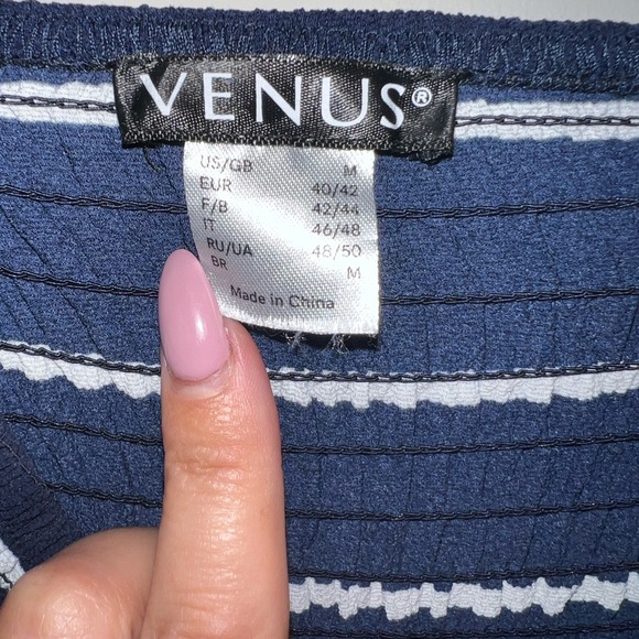 strapless, Palazzo style jumpsuit. medium- sexy slits up front of pant legs - Picture 4 of 5